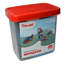 Конструктор "Аеродром" 013888/33 в пластиковому боксі 142 деталі (013888/33)