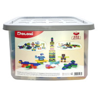 Дитячий блочний конструктор 013999/03 у пластиковому боксі, 252 деталі (013999/03)