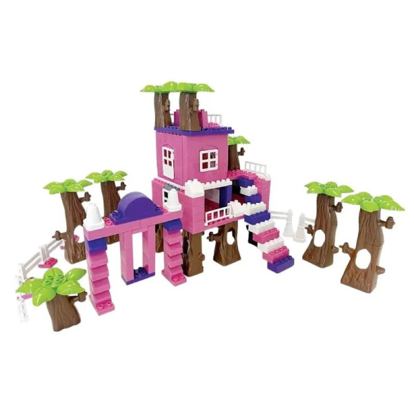 Конструктор "Дім принцеси" 013888/03 в пластиковому боксі, 151 деталь (013888/03-D)