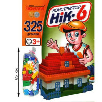 Дитячий конструктор НІК-6 70934, 325 великих деталей (70934)