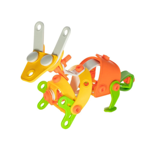 Конструктор-механік "Зайчик" HANYE J-7712, 63 елементи (J-7712)