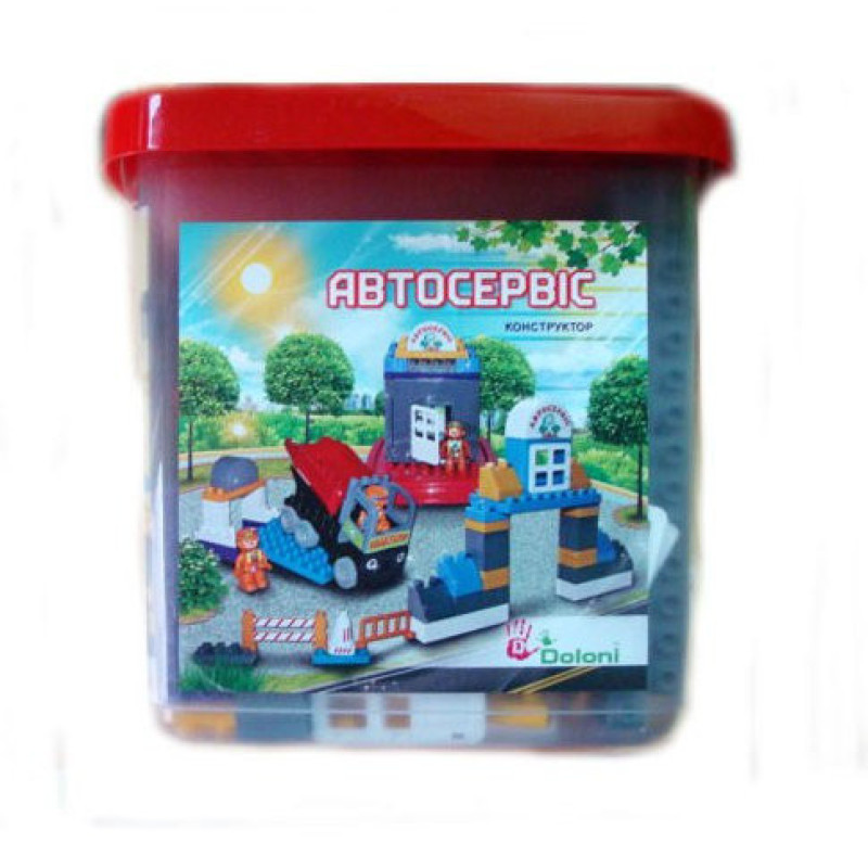 Дитячий конструктор Автосервіс 013888/01 86 деталей