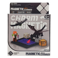 Дитячий магнітний конструктор Minecraft 9962, 29 деталей (9962)