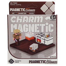 Дитячий магнітний конструктор Minecraft 9965, 27 деталей (9965)