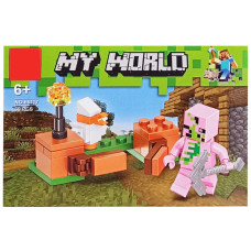 Конструктор дитячий "Minecraft" 66117-6, 39 деталей (66117-6)