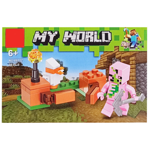Конструктор дитячий "Minecraft" 66117-6, 39 деталей (66117-6)