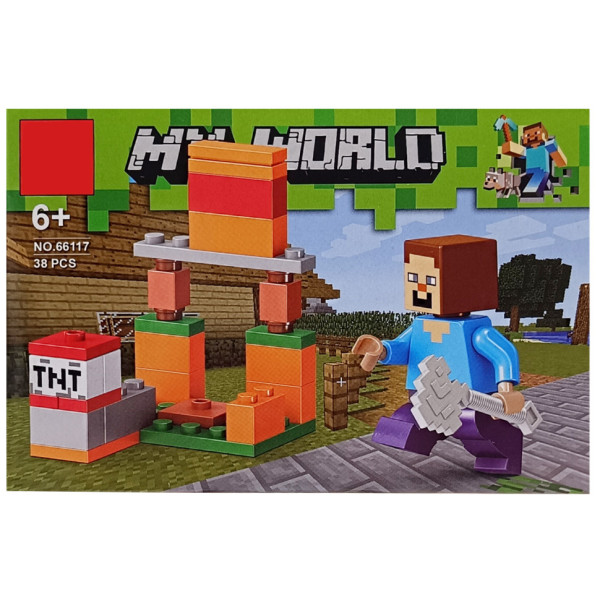 Конструктор дитячий "Minecraft" 66117-2, 39 деталей (66117-2)