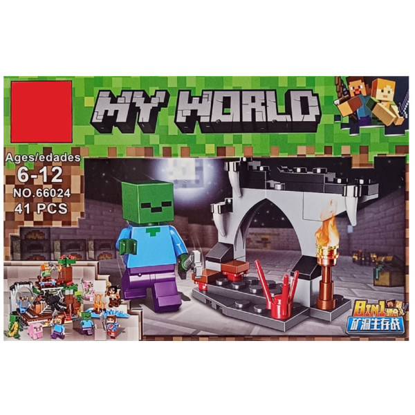 Конструктор дитячий "Minecraft" 66024K-4, 40 деталей (66024K-4)