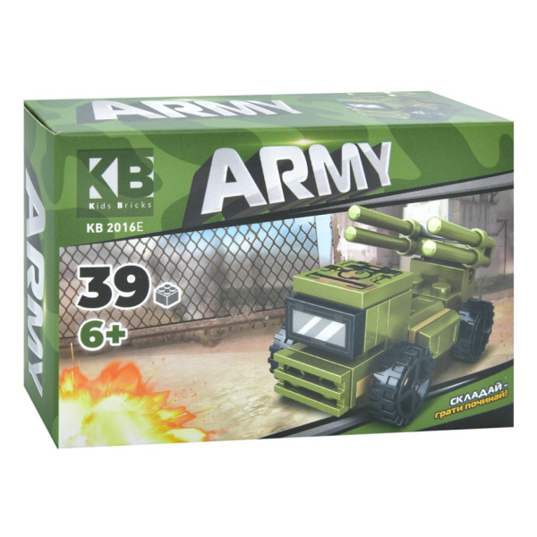 Дитячий конструктор "Військова техніка" KB 2016E 39 деталей (KB 2016E)