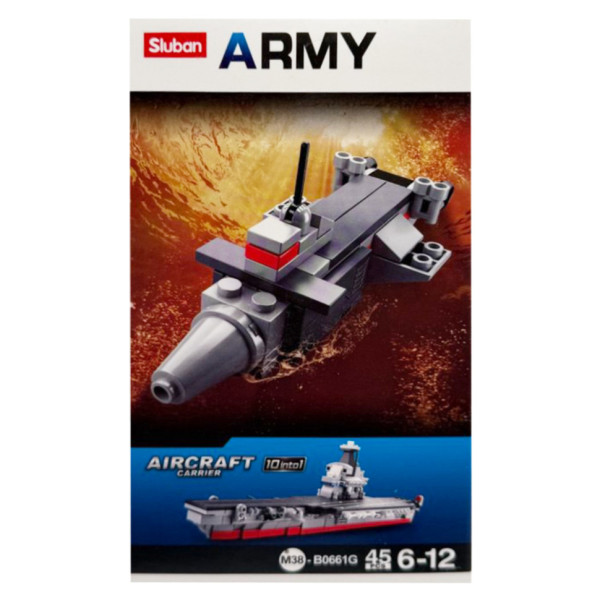 Дитячий конструктор "Aircraft carrier" M38-B0661-7, 45 деталей (M38-B0661-7)