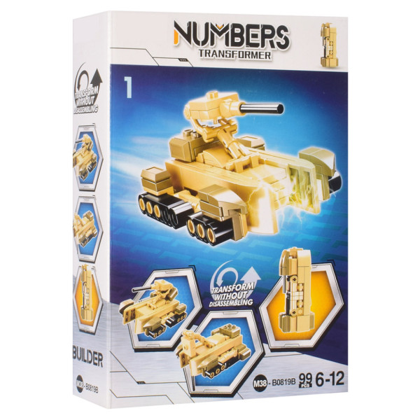 Конструктор BAMBI M38-B0819A 2в1, 86-110 деталей M38-B0819B (M38-B0819B)