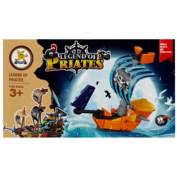 Конструктор дитячий "Legend of Priates" SM194B-12, 39 деталей (SM194B-12)