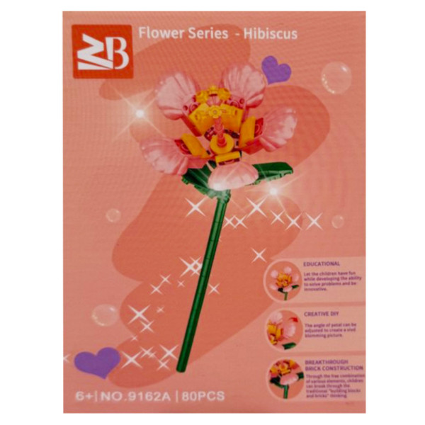 Конструктор дитячий "Hibiscus" 9119A-9162A 80 деталей (9119A-9162A)