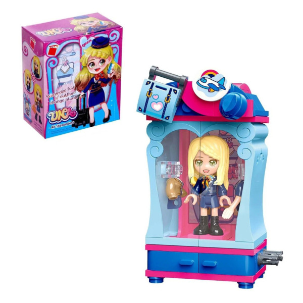 Конструктор Bambi 34011-1/8 фігурка, аксесуари Бортпровідниця (34011-1)