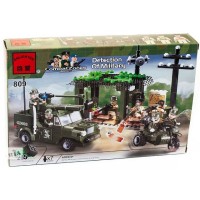 Конструктор BRICK 809 Военная база, 285 деталей