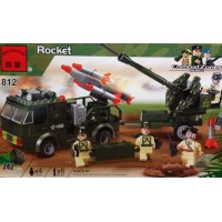 Конструктор BRICK 812 Ракетная установка, 242 детали