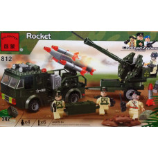 Конструктор BRICK 812 Ракетна установка, 242 деталі (812B)