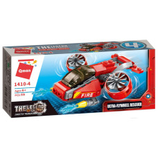 Конструктор Qman 1410-1-8 Пожежна техніка, 79 дет  Ultra-Flywheel Rescuer (1410-4)
