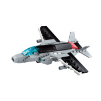 Конструктор Qman 1418Q-1-8 військовий транспорт 74-101 деталь  Бойовий літак Нічний яструб (1418Q-8)