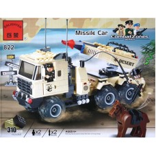 Конструктор BRICK 822 Военная машина, 310 деталей