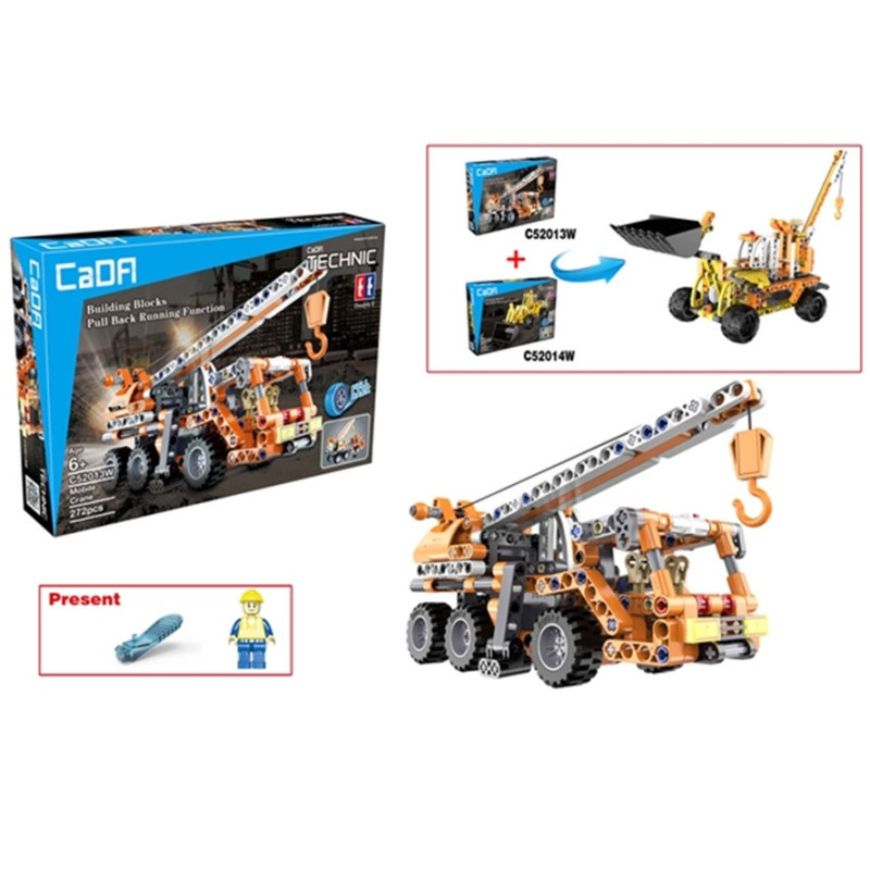 Конструктор CaDA TECHNIC C52013W Кран, 272 детали