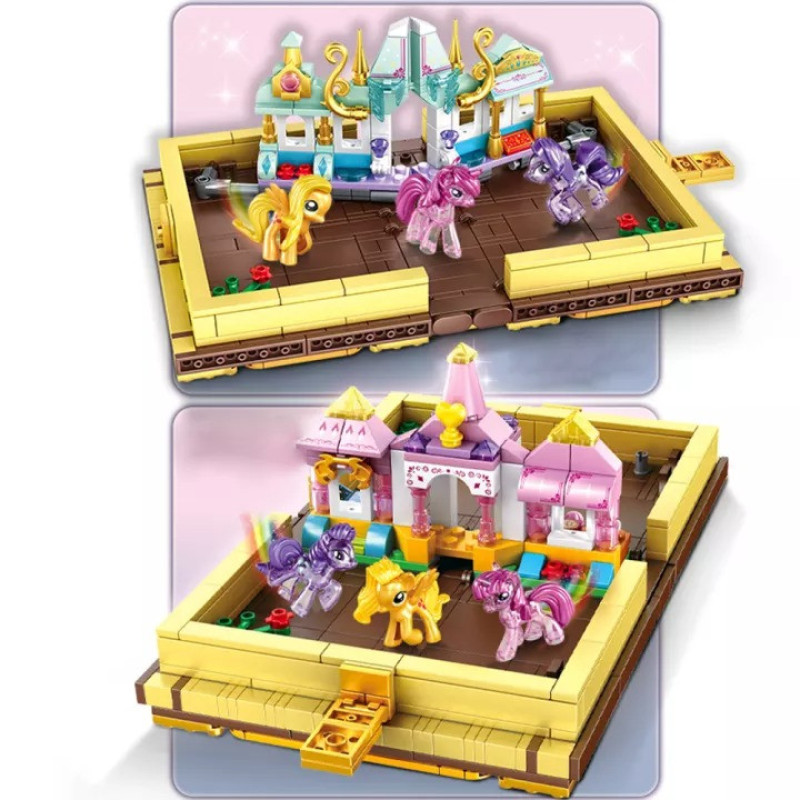Конструктор книга-ігрове поле Little Pony SY1497, 546 деталей