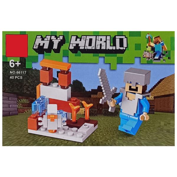 Конструктор дитячий "Minecraft" 66117-1, 39 деталей (66117-1)