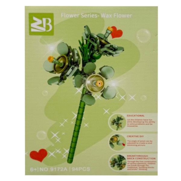 Конструктор дитячий "Wax flower" 9119A-9172A 94 деталі (9119A-9172A)
