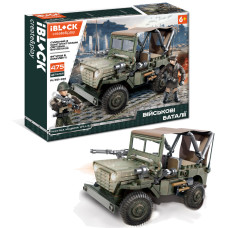 Дитячий конструктор Військові баталії IBLOCK PL-921-356, 475 деталей, 2 фігурки у комплекті, в коробці (PL-921-356)