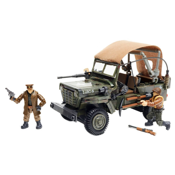 Дитячий конструктор Військові баталії IBLOCK PL-921-356, 475 деталей, 2 фігурки у комплекті, в коробці (PL-921-356)