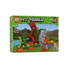 Конструктор типу лего майнкрафт My World 63059, 113 деталей