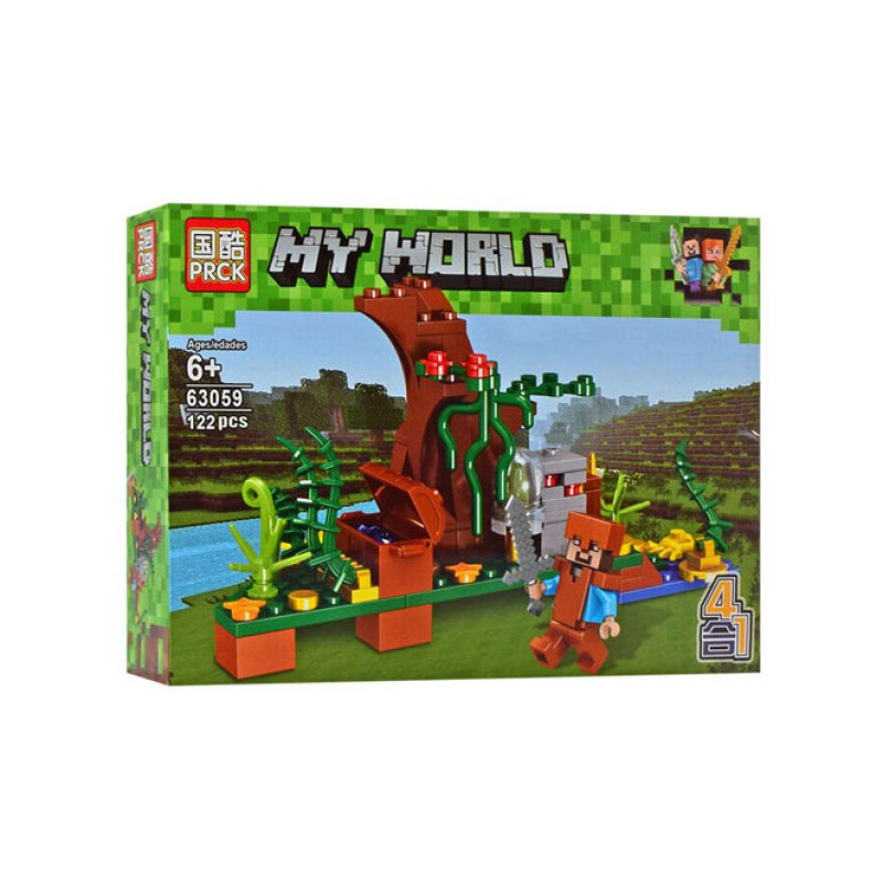 Конструктор типу лего майнкрафт My World 63059, 113 деталей