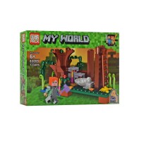 Конструктор типу лего майнкрафт My World 63059, 113 деталей