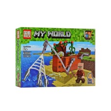 Конструктор типа лего Майнкрафт  My World 63059, 113 деталей