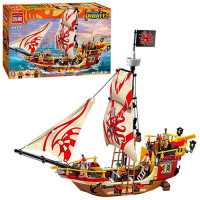 Конструктор BRICK 1311 Піратський корабель, 368 деталей (1311BRK)