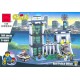 Конструктор BRICK 129 Полицейский участок, 589 деталей
