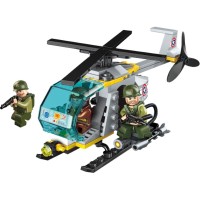 Детский конструктор Qman 1715Q военный транспорт,фигурки, 124 детали