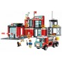 Дитячий конструктор Qman 2808Q пожежний ділянку, машина, фігурки, 523 деталі