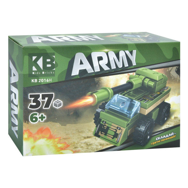 Дитячий конструктор "Військова техніка" KB 2016H 37 деталей (KB 2016H)