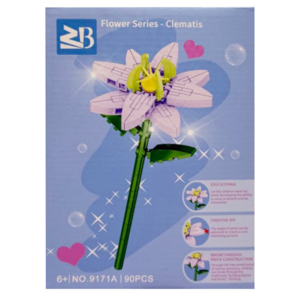 Конструктор дитячий "Clematis" 9119A-9171A 90 деталей (9119A-9171A)