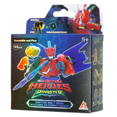 Дитячий робот-конструктор "Раптор Болт Вінг" Dinoster EU580881A-6, 45 деталей (EU580881A-6)