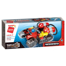 Конструктор Qman 1410-1-8 Пожежна техніка, 79 дет  Phantom Motorcycle (1410-7)