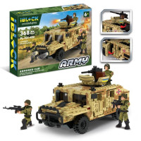 Дитячий конструктор Військовий джип IBLOCK PL-921-432, 368 деталей (PL-921-432)