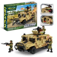 Дитячий конструктор Військовий джип IBLOCK PL-921-432, 368 деталей (PL-921-432)