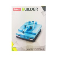 Детский конструктор Транспорт SLUBAN M38-B0795, транспорт, фигурка