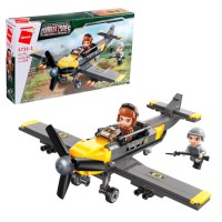 Конструктор Qman 1731Q военный транспорт, фигурка