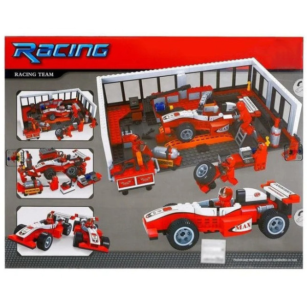 Детский конструктор "Pit Stop" Keedo 26701, 852 элемента