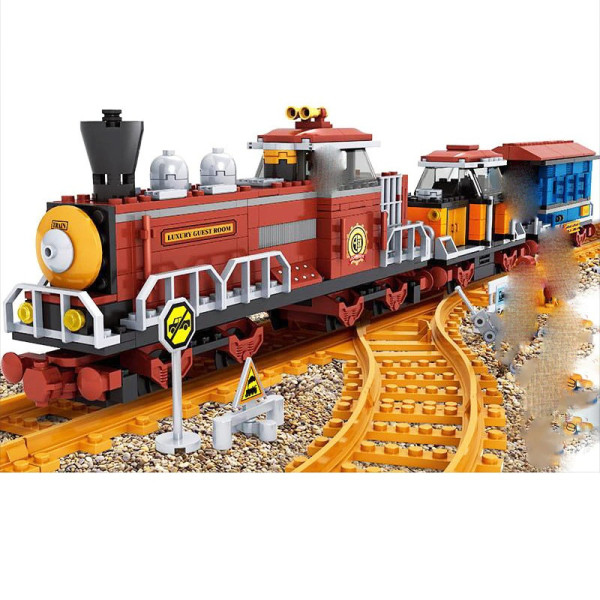 Детский конструктор "Поезд" Keedo 25710, 662 элемента