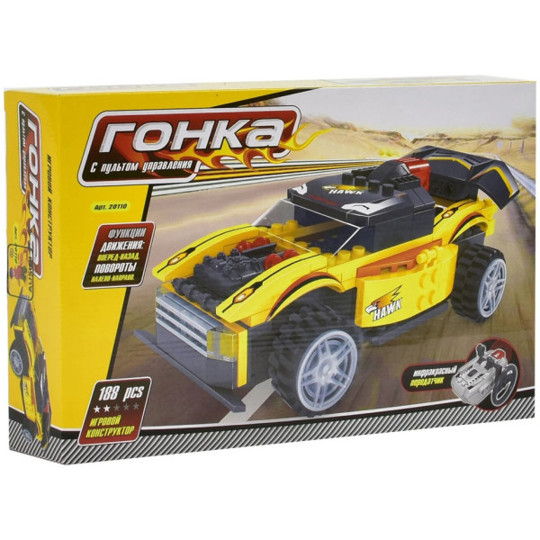 Конструктор на радиоуправлении "Hawk" Keedo 20110, 188 элемента