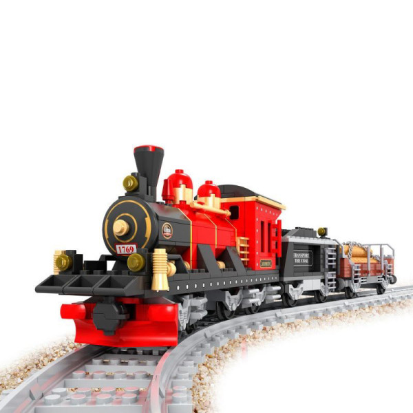 Детский конструктор "Железная дорога" Keedo 25705, 410 элемента